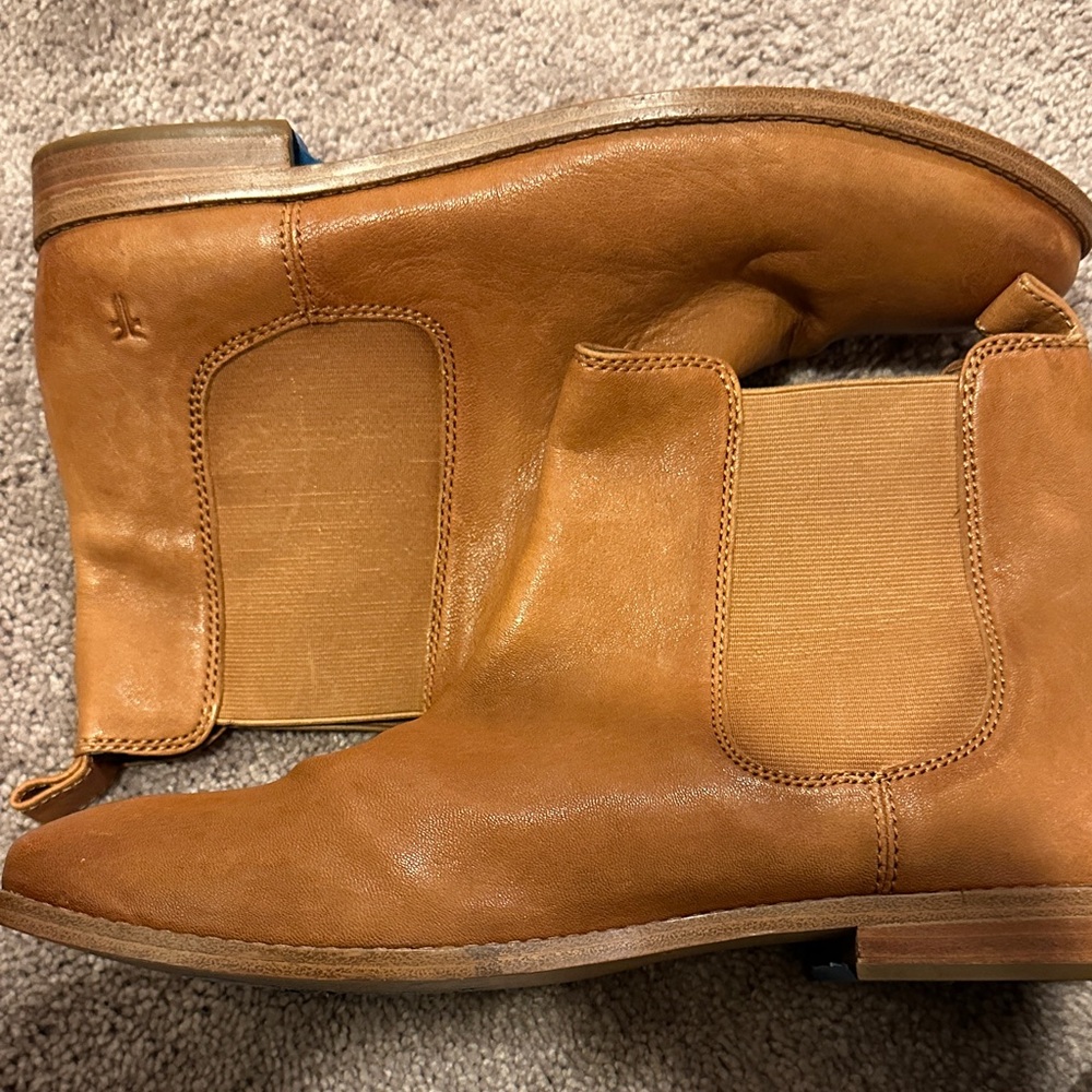 Frye Brown Leather Ankle Booties